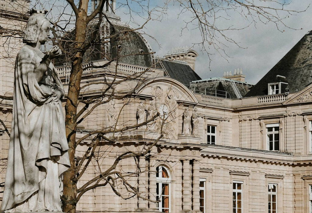 Estátua, Paris Jardim de Luxemburgo.