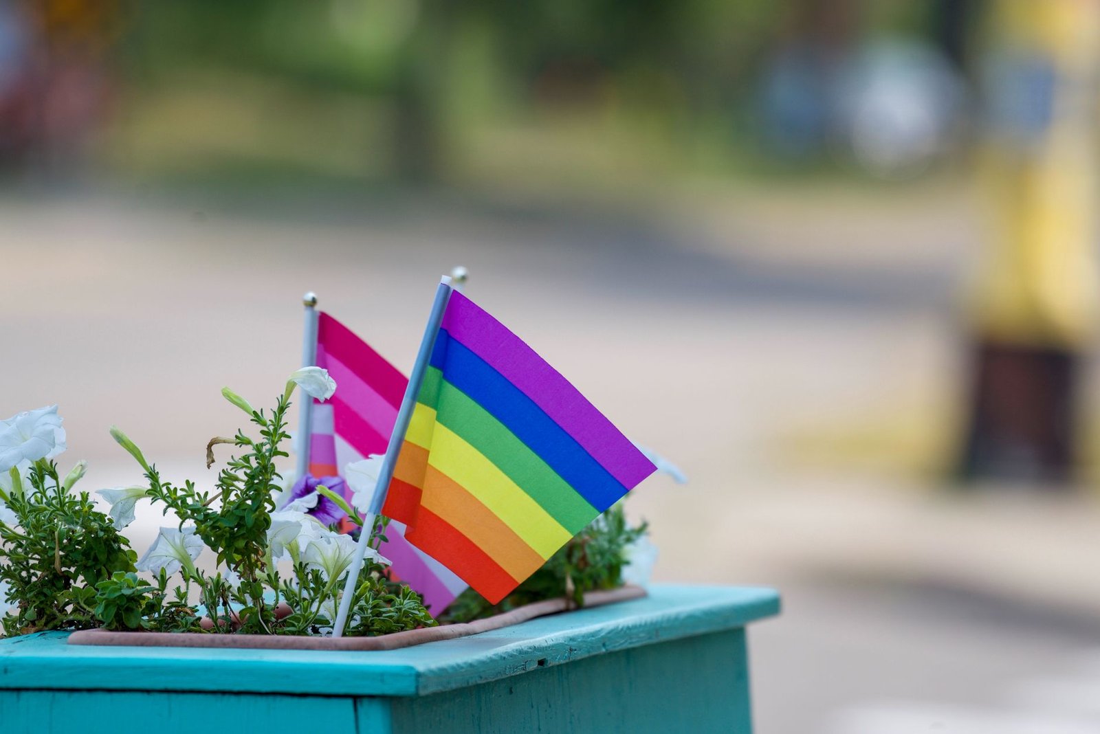 Le Marais LGBTQIA+: o Bairro Gay de Paris 3 Bandeiras do arco-íris simbolizando o orgulho LGBTQIA+