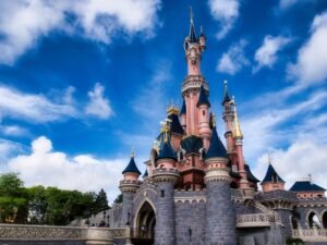 Castelo icônico da Disneyland Paris