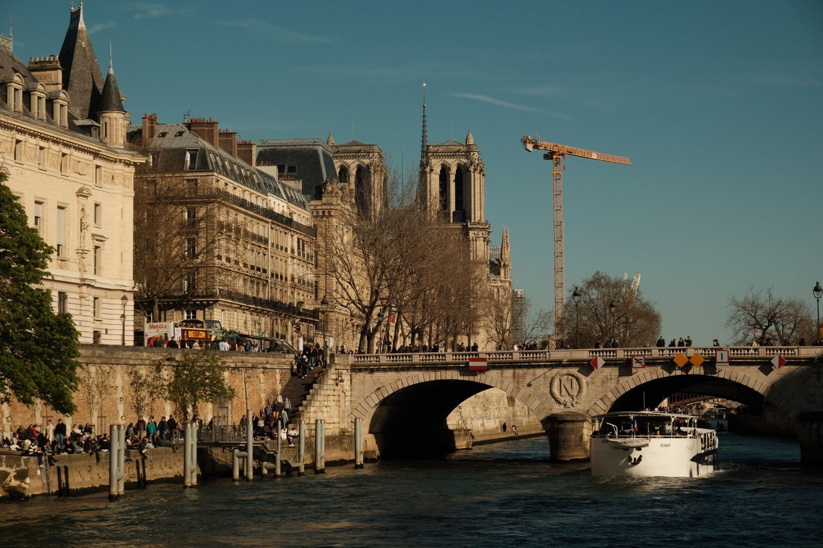 Paris Medieval: como Nasceu a Cidade na Île de la Cité 1 Vista da Île de la Cité com Notre-Dame e o rio Sena em Paris