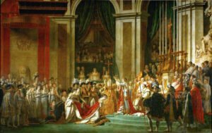 Sagração de Napoleão, pintura de Jacques-Louis David