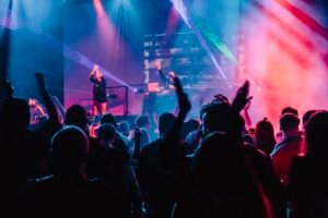 Show de hip-hop ao vivo em arena