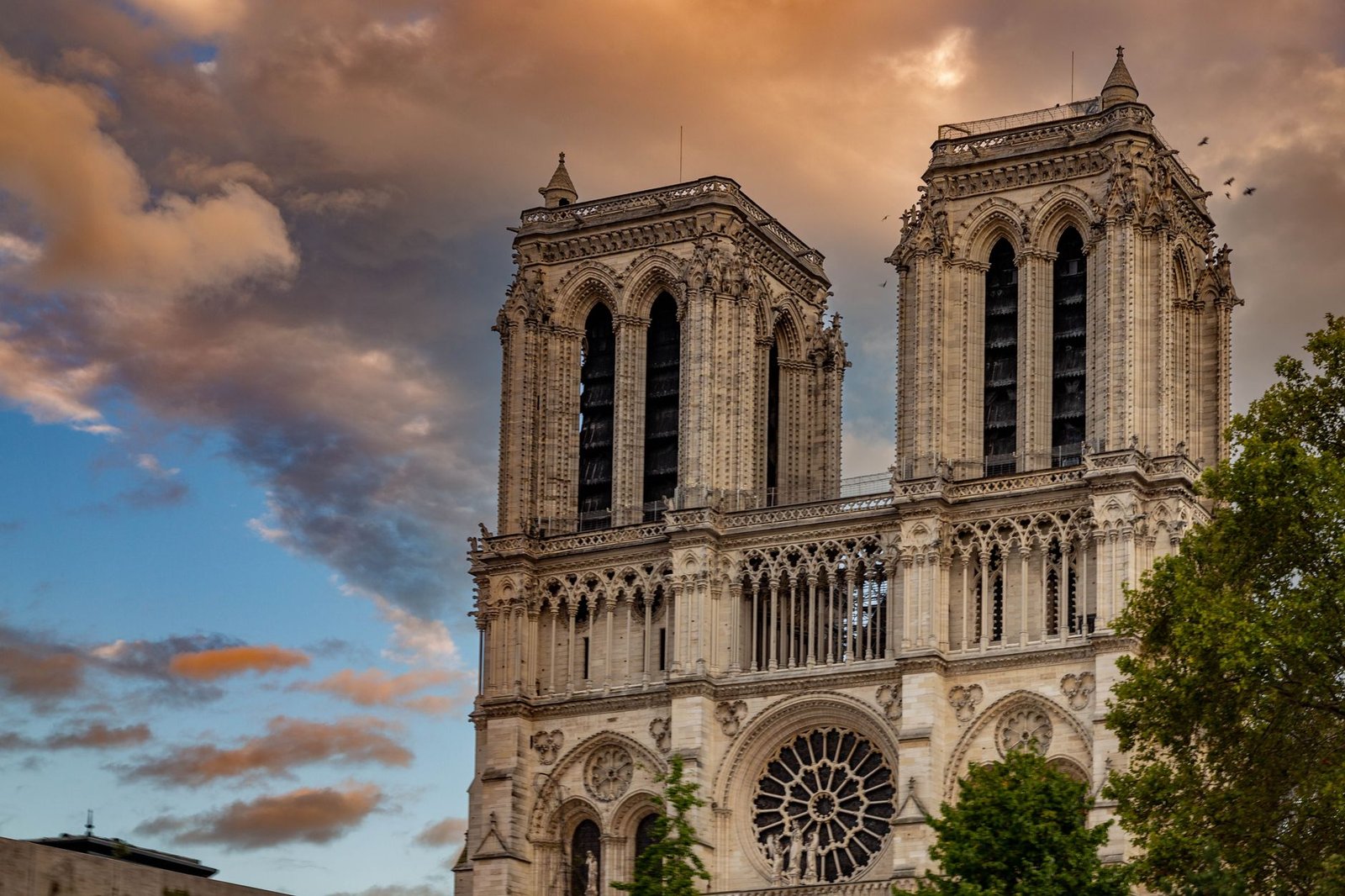 Notre-Dame Reabrió: Lo Que Cambió y Cómo es la Visita Hoy 2 Catedral de Notre-Dame al atardecer