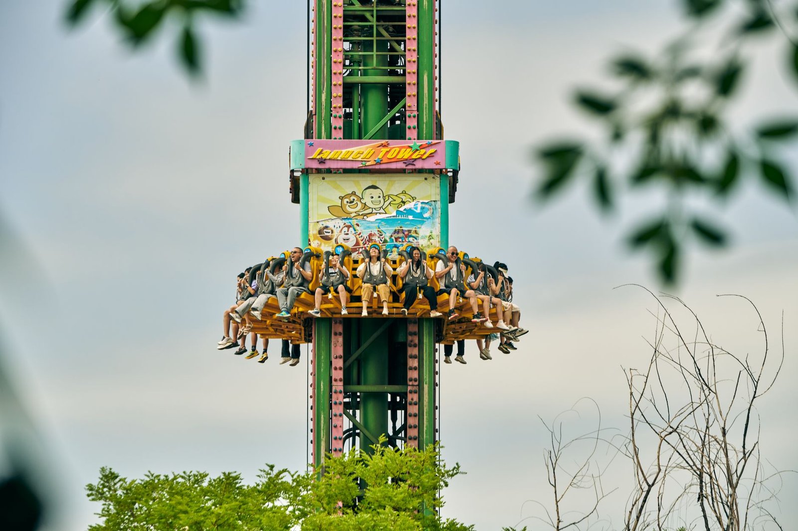 Disneyland Park vs. Walt Disney Studios: Qual Escolher 2 Atração de torre com queda livre em parque temático