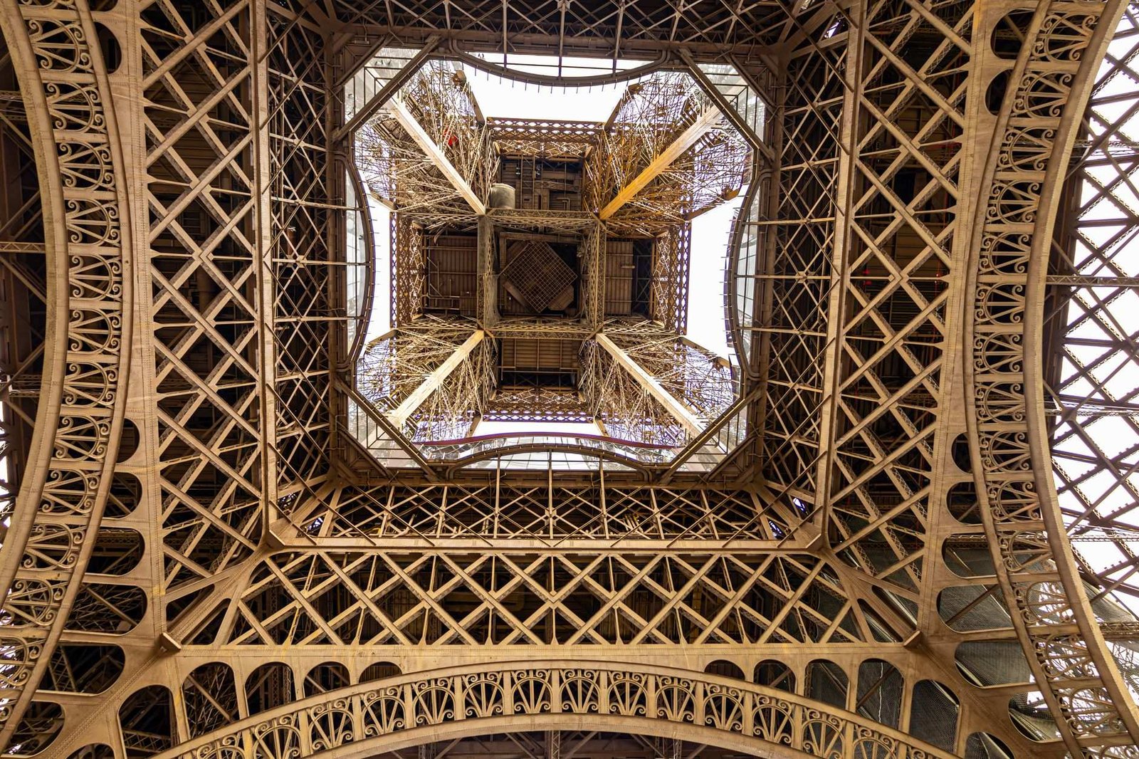 The Story of the Eiffel Tower: From Controversy to the World’s Most Visited Monument 2 View from below of the Eiffel Tower showing its lattice structure