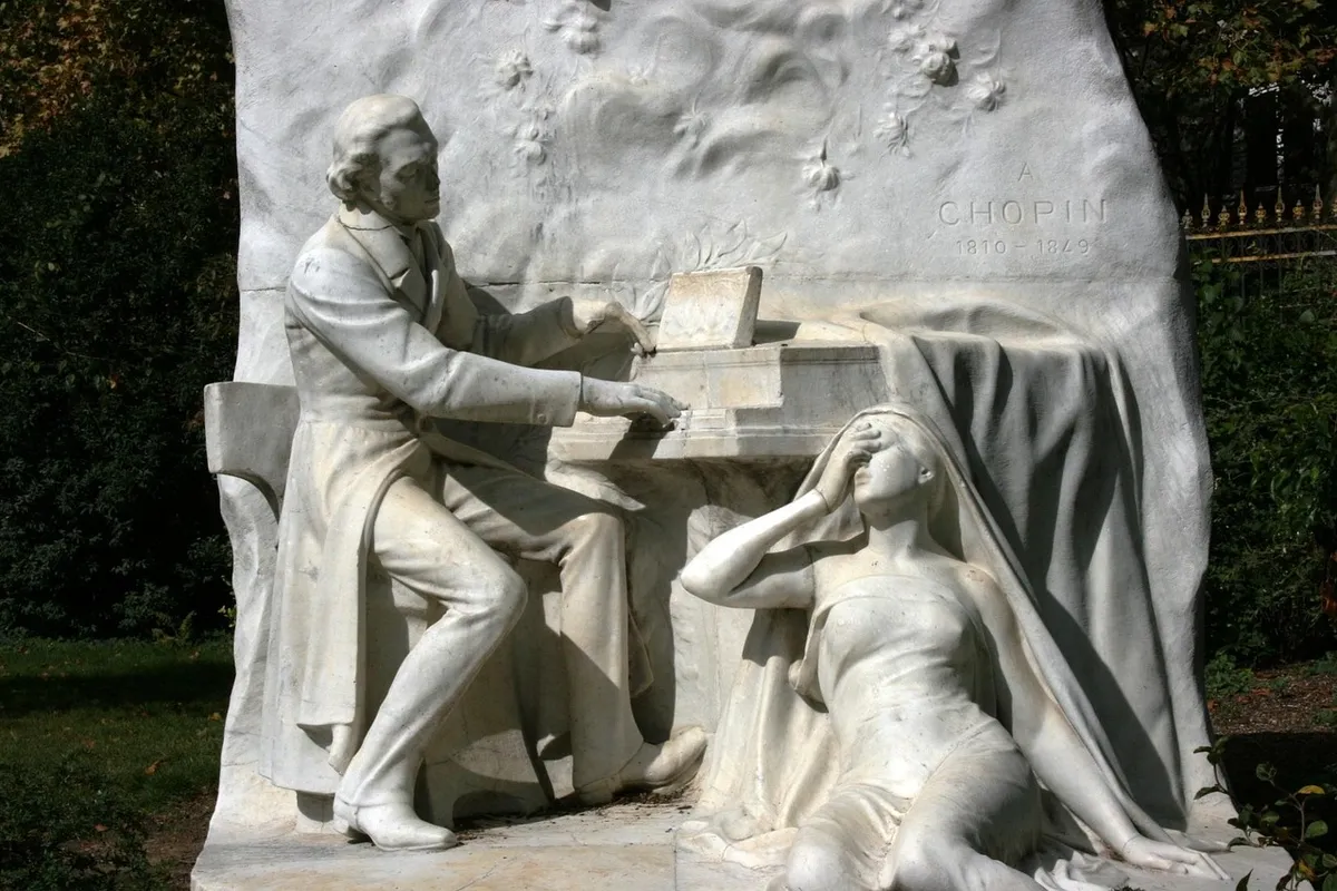 Parc Monceau: 7 lugares para ver em uma caminhada leve 3 Monumento a Frédéric Chopin no Parc Monceau